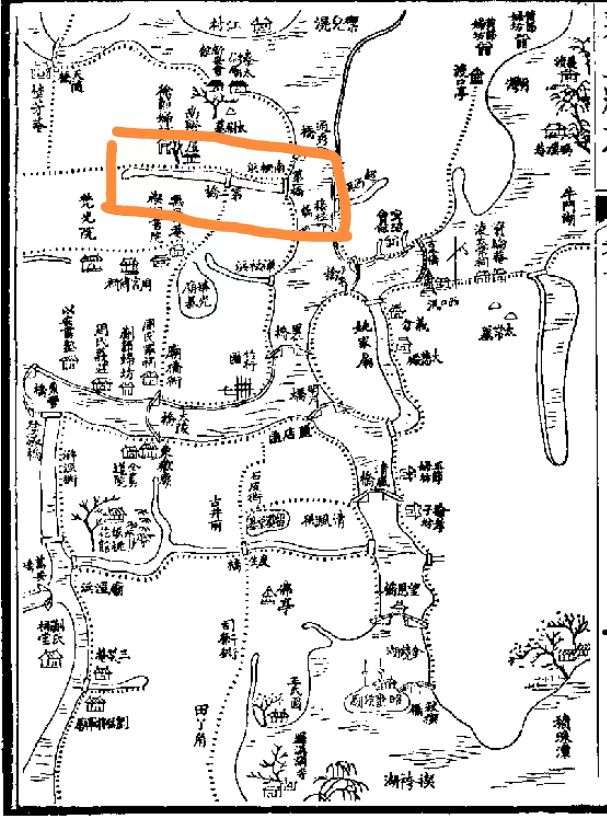9、清代黎里地图中的南溪.jpg 9、清代黎里地图中的南溪.jpg